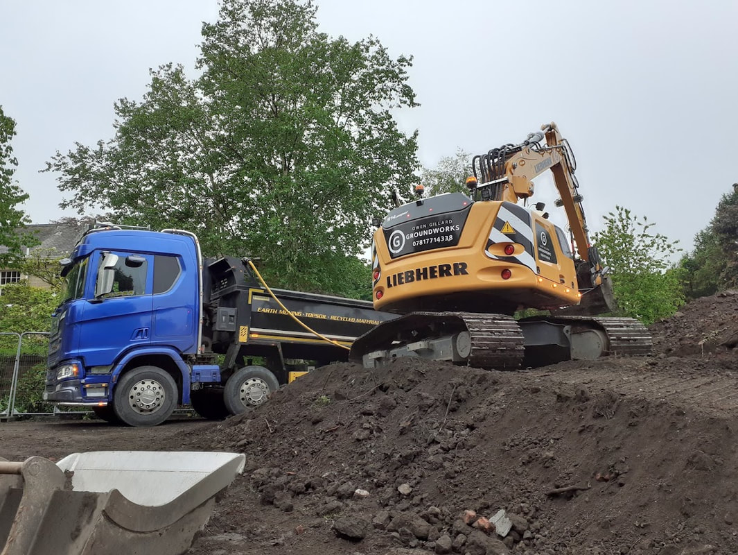 Ground workers on site in London