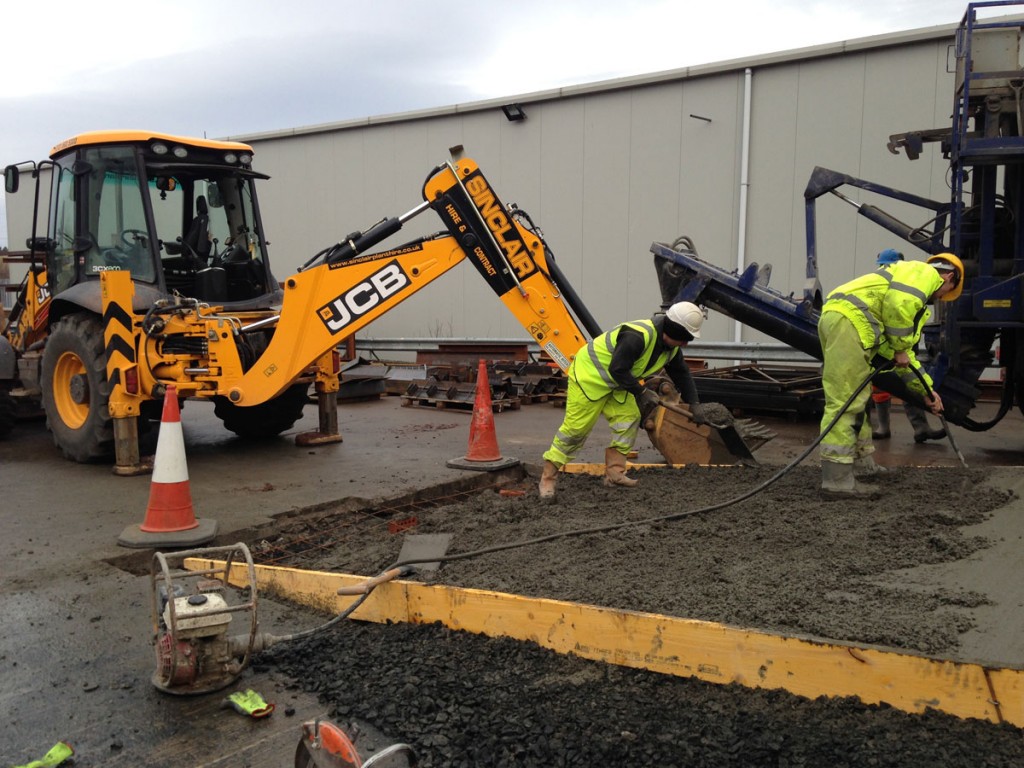Site preparation in London