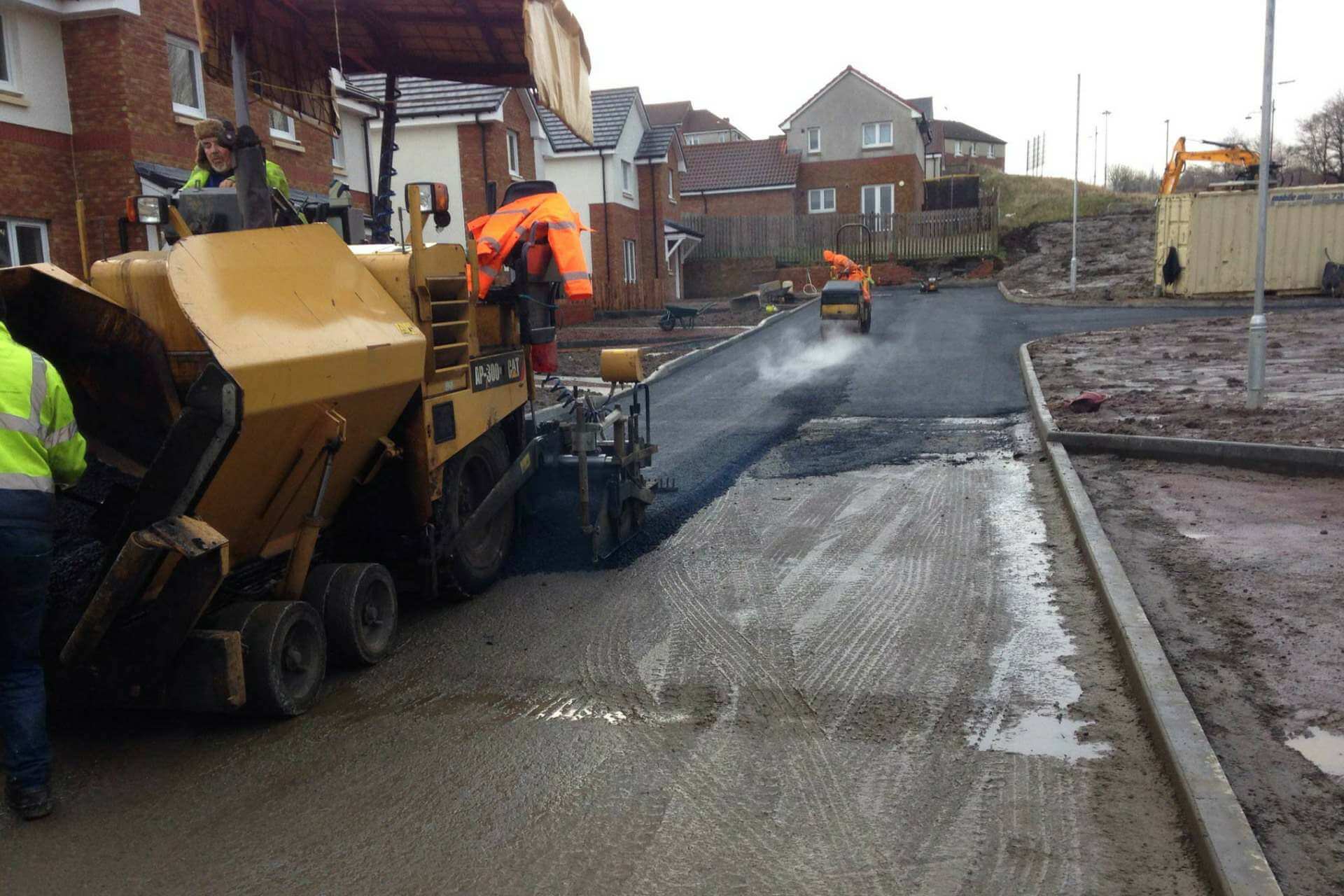 Ground workers in action in London